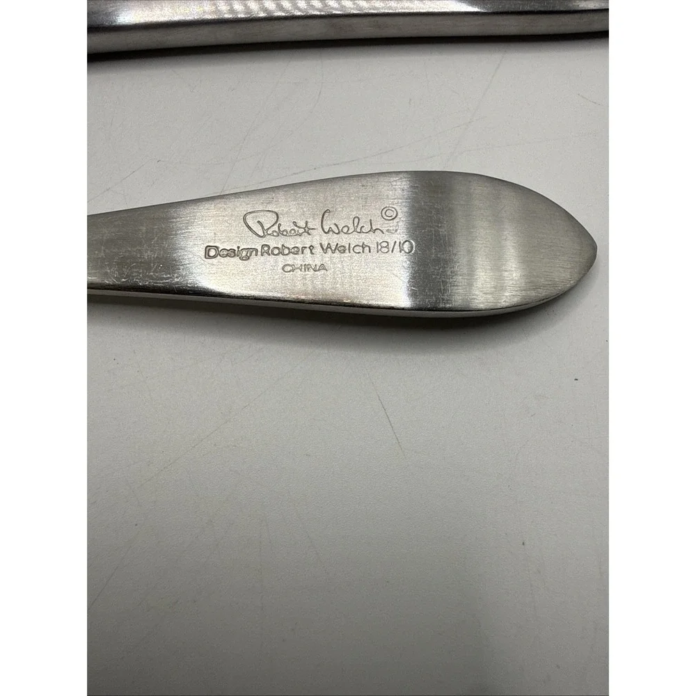 Robert Welch 3 Butter Knifes And 1 Fork